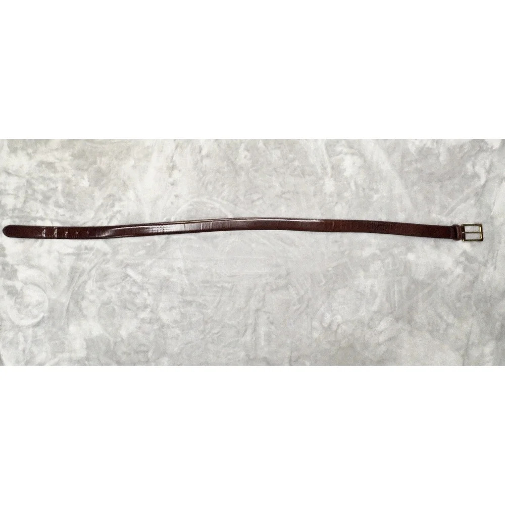 Cole Haan Brown Leather Belt Mens Size 36 Model A09273